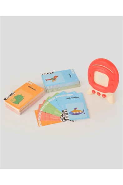 Öğretici Ingilizce Konuşan Flash Kartlar Kırmızı - 5