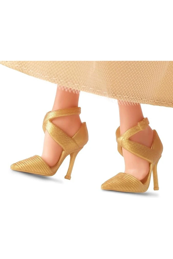 2023 MUTLU YILLAR BEBEĞİ YENİ YIL BARBİE SARIŞIN 35. YIL BARBIE - 4