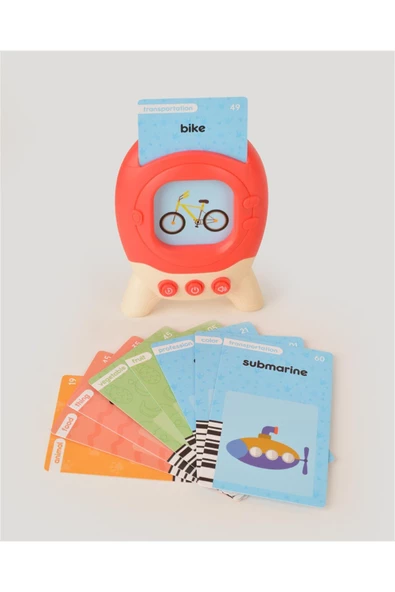 Öğretici Ingilizce Konuşan Flash Kartlar Kırmızı - 2