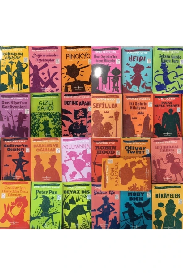 100 Temel Eser 25 Kitaplık Set