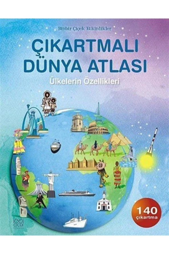 Çıkartmalı Dünya Atlası - Ülkelerin Özellikleri Alice Pearcey - Alice Pearcey,fiona Patchett
