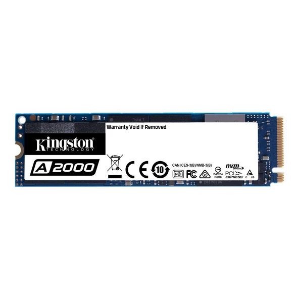 250GB KINGSTON A2000 SA2000M8/250G 2000/1100MB/s M.2 NVMe SSD