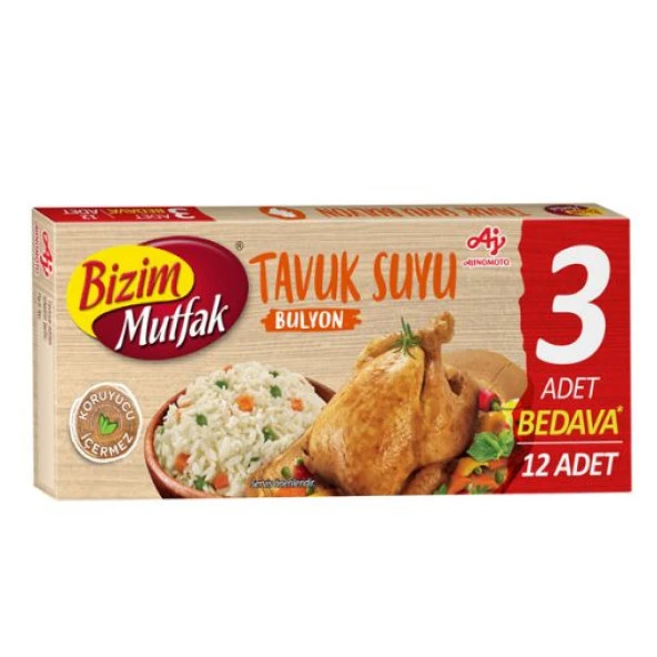 Bizim Mutfak Tavuk Bulyon 12'li 120 Gr. (2'li)