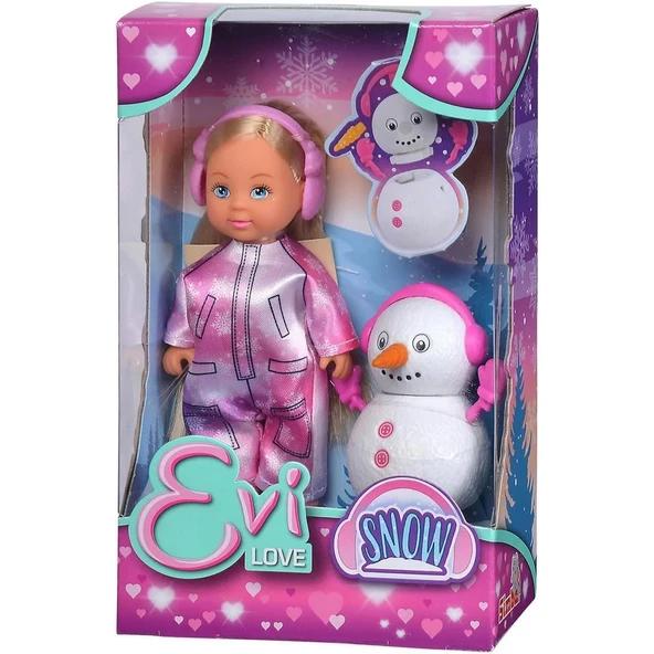 Evi Love Sevimli Kar Kıyafeti ve Kardan Adam 12 cm - 3