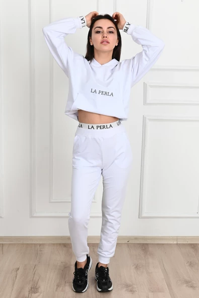 Kadın yazı baskılı eşofman takımı 3685-23 - 7