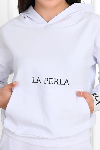 Kadın yazı baskılı eşofman takımı 3685-23 - 8