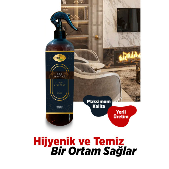 TUBALIFE Oda Parfümü Gizemli Çiçekler 400 ml - 3