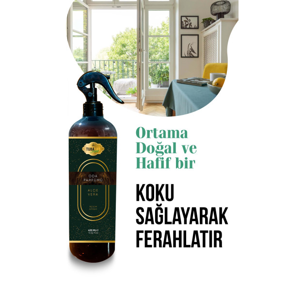 TUBALIFE Oda Parfümü Aloe Vera 400 ml - 2