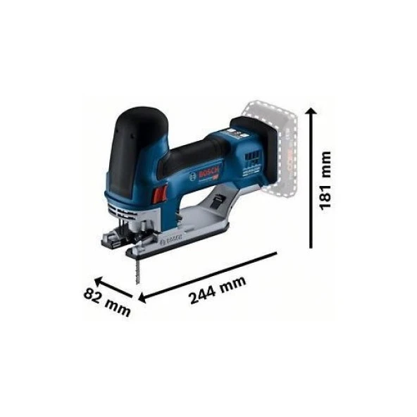 Bosch Gst 18 V-155 Sc Dekupaj Testere Solo