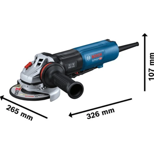 Bosch Gws 17-125 Ps Avuç Taşlama 1700 Watt Devir Ayarlı (Ince Gövdeli) - 2