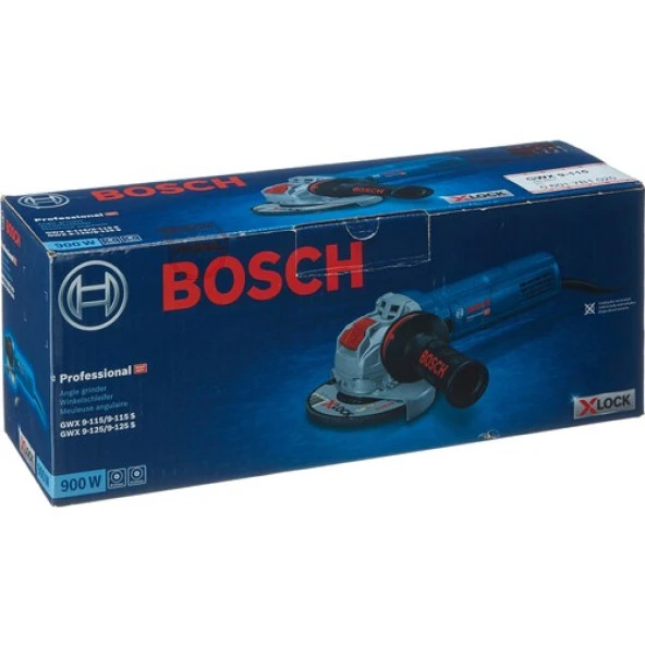 Bosch Professional Gwx 9-115  X-Lock 900 W 115 mm Avuç Taşlama Makinesi