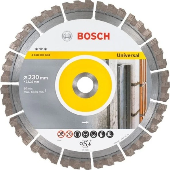 Bosch Expert Multimeterial Yapı Malzemeleri Için Elmas Testere 230 mm ürün görseli 1