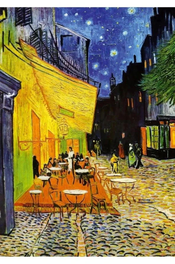Art Puzzle Kafe Terasta Gece 1000 Parça Puzzle 5210 - 2