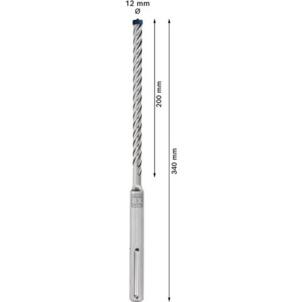 Bosch Expert 12 x 340 mm 5’li Yeni Sds Max-8x Delme Ucu 2608900260 - 2