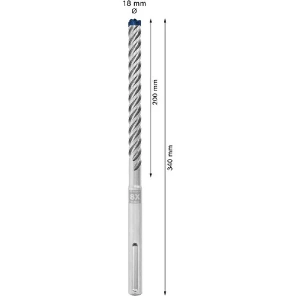 Bosch Expert 18 x 340 mm 5’li Yeni Sds Max-8x Delme Ucu 2608900263 - 2
