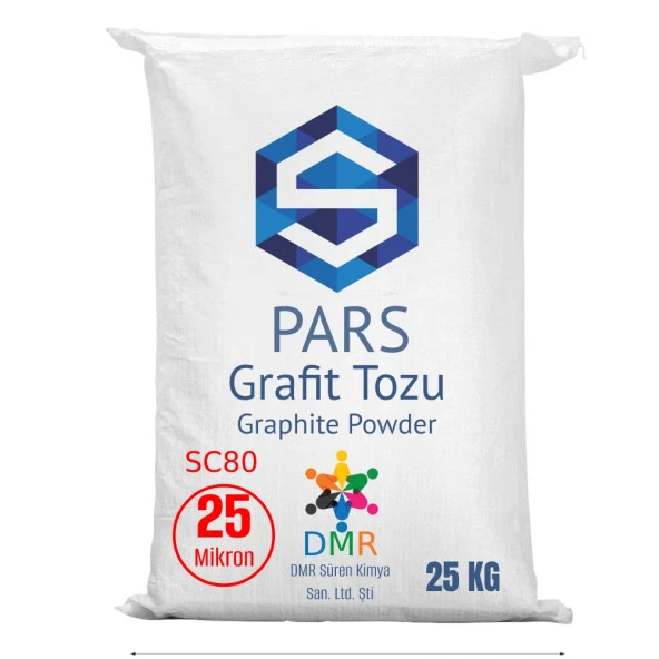 Grafit Tozu SC80 25 Mikron 25 Kg