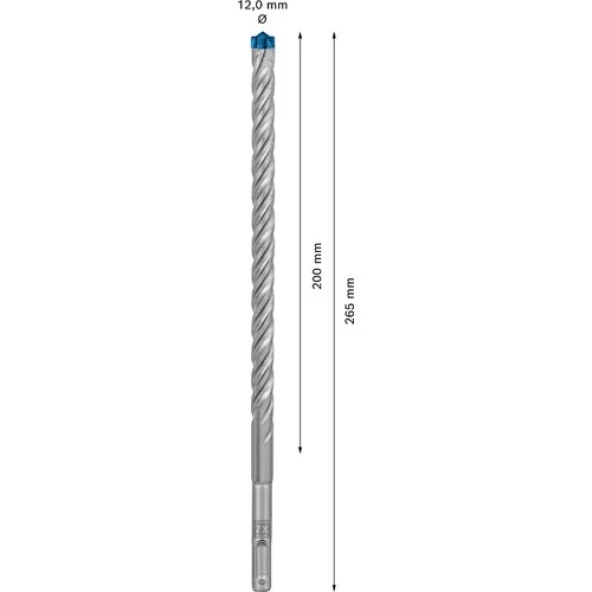 Bosch Expert Sds Plus-7x Kırıcı Delici Delme Ucu 12 x 200 x 265 mm