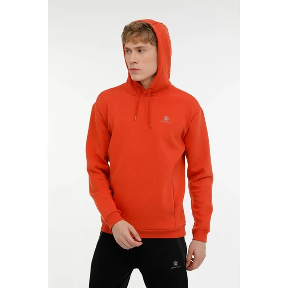 Lumberjack M-SN04 BASIC HOODIE 3PR Kiremit Erkek Sweatshirt