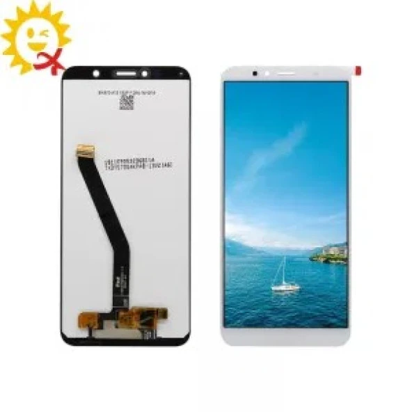 Huawei Y6 2018 Ekran Dokunmatik Çıtalı SRV (Beyaz)
