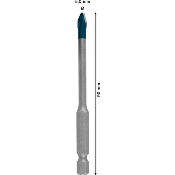 Bosch Expert Hex-9 Hardceramic Delme Ucu 5 x 90 mm - 2