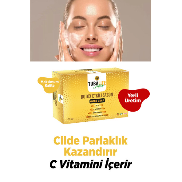 Tubalıfe C Vitamini Altın Parçacıklı Botoks Etkili Sabun 100 gr - 3