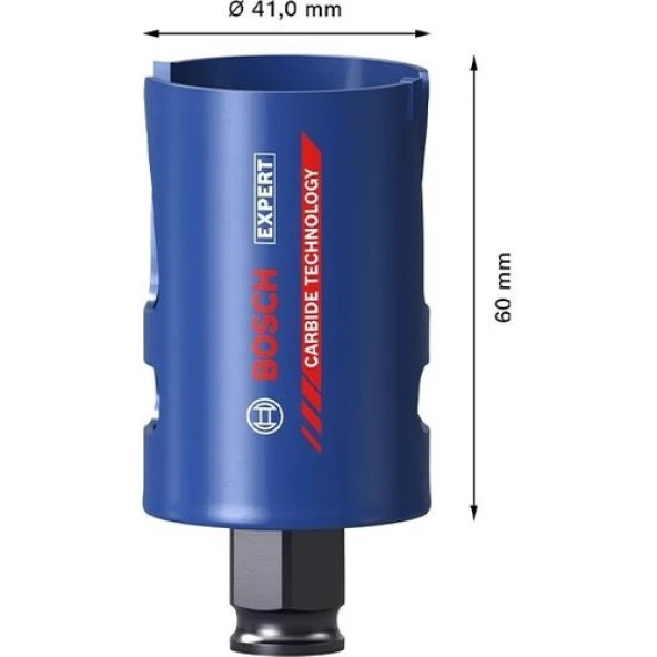 Bosch 41 mm Yapı Malzemeleri Için Panç 2608900460 - Resim 2