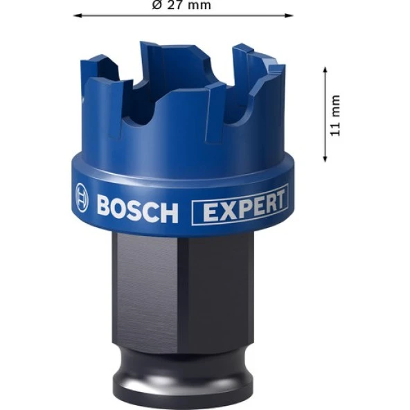 Bosch Expert Sheet Metal Delik Açma Testeresi 27 x 5 mm - 2