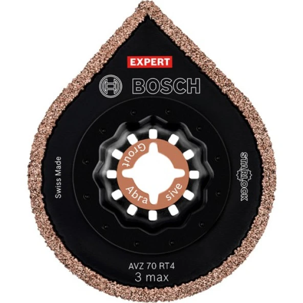 Bosch Expert 3 Max Avz 70 Rt4 Çok Fonksiyonlu Makine Derzleme Pleyti 70 mm