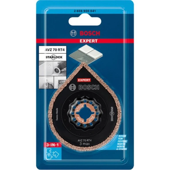Bosch Expert 3 Max Avz 70 Rt4 Çok Fonksiyonlu Makine Derzleme Pleyti 70 mm - 2