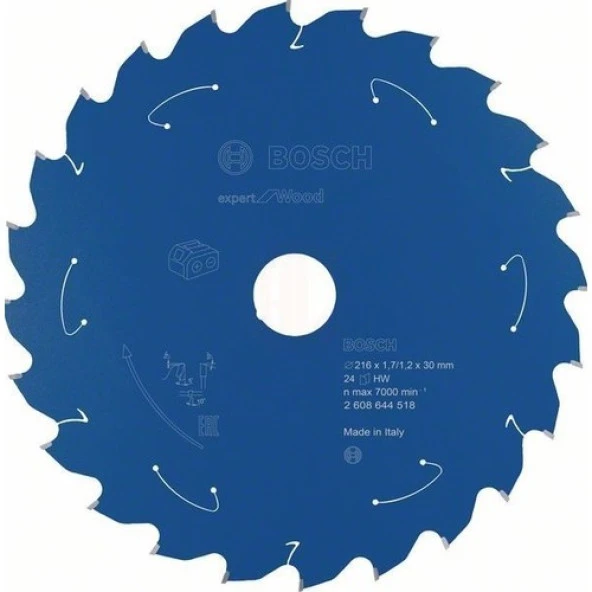 Bosch Exw Daire Testere Bıçağı 216*30 mm 24 D E/c - 1