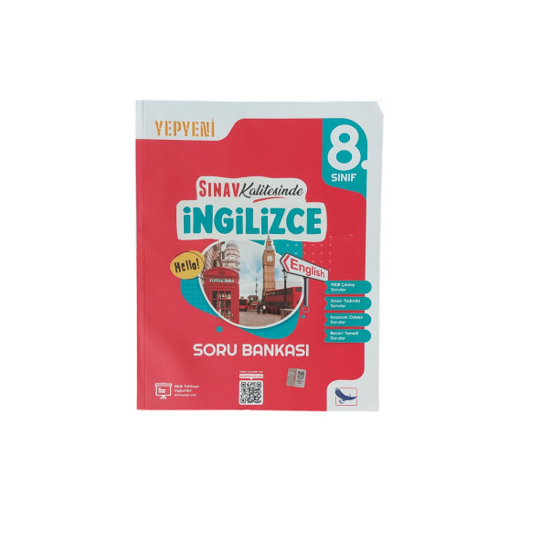 SINAV YAY. 8.SINIF SINAV KALİTASİNDE İNGİLİZCE SORU BANKASI