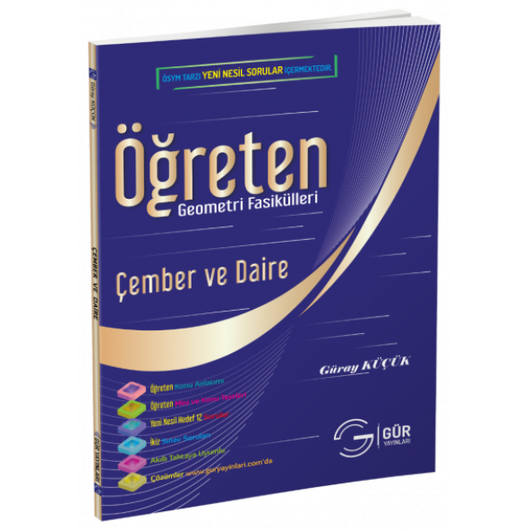 Öğreten Matematik Fasikülleri Çember ve Daire Konu Anlatımlı Gür Yayınları