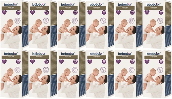 Bebedor Göğüs Pedi 480 Adet (12PK*40)