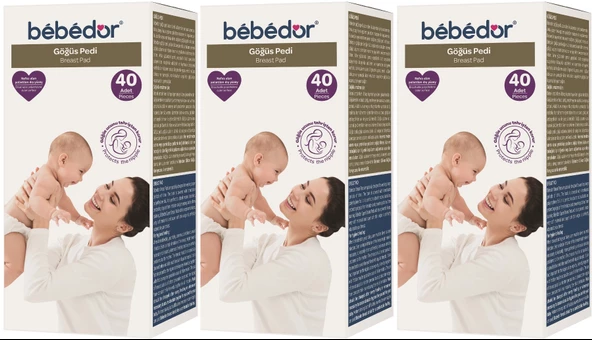 Bebedor Göğüs Pedi 120 Adet (3PK*40)