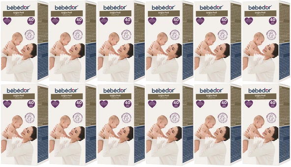 Bebedor Göğüs Pedi 480 Adet (12PK*40)