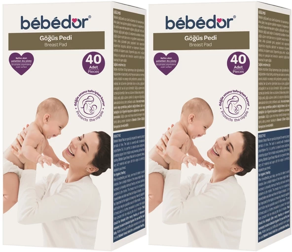 Bebedor Göğüs Pedi 80 Adet (2PK*40)