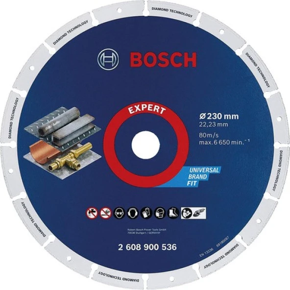 Bosch Expert 230 mm Elmas Metal Kesme Diski