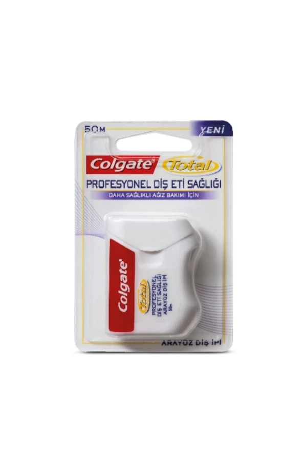 Colgate Total Diş İpi Prof. Diş Eti Sağlığı 50 m. (12'li)