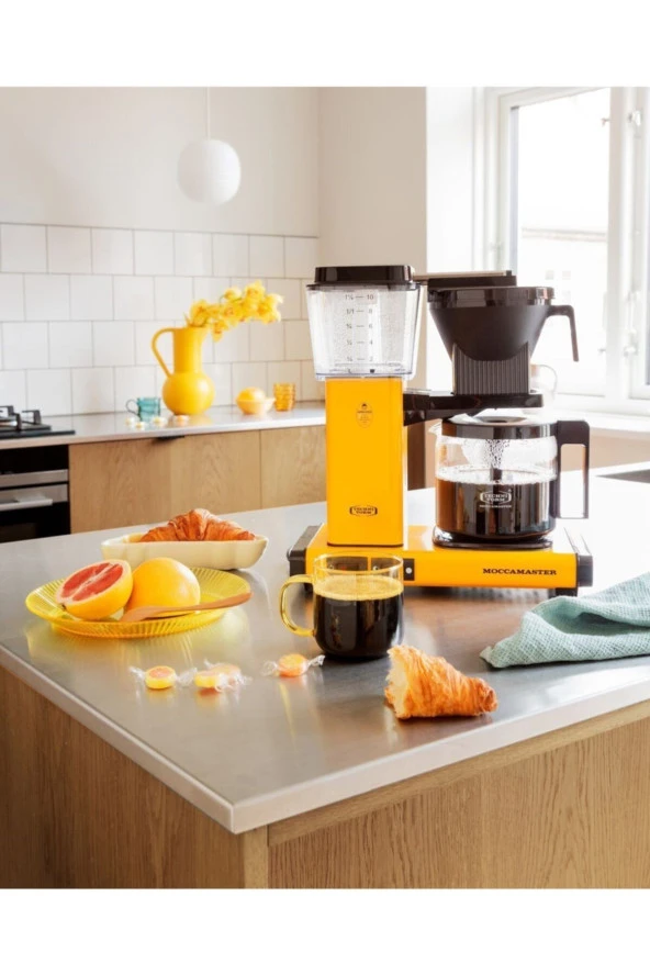 Kbg Select Filtre Kahve Makinesi Cam Potlu Sarı - 2