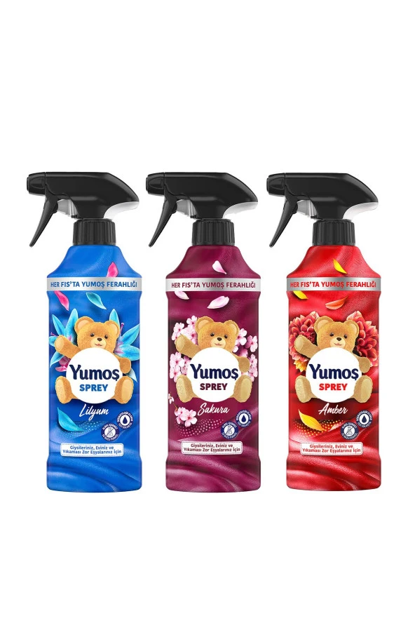 Yumoş Sprey Amber 450 ml X 1 Sakura Sprey 450 ml X1 Lilyum Sprey 450 Mlx1 - 2