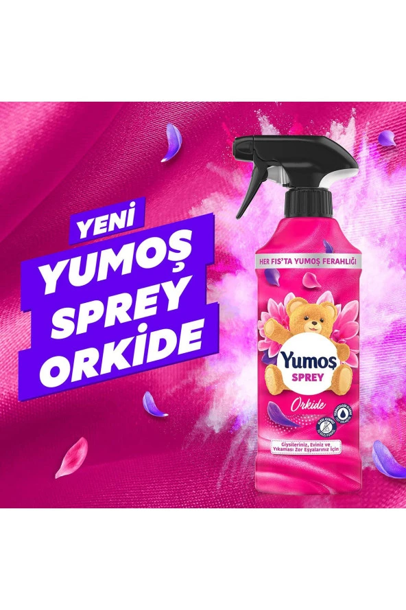Yumoş Sprey Yıkaması Zor Eşyalar Lilyum 450 ml 1adet Sprey Zor Eşyalar Orkide 450ml 1adet - 6