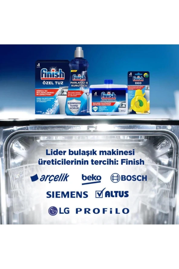 Finish Kireç Kalıntılarına Karşı Koruyucu Bulaşık Makinesi Tuzu 1500 G - 5