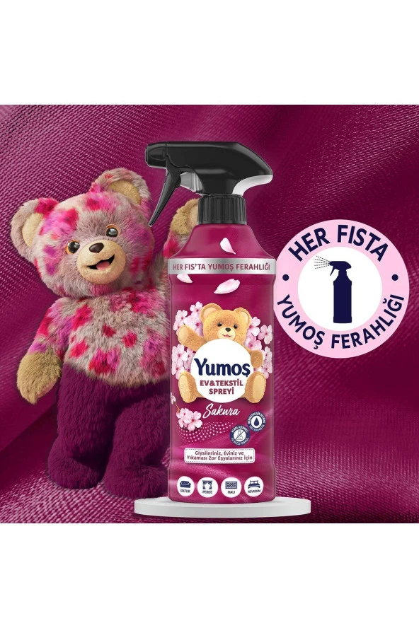 Yumoş Sprey Oda Ve Eşya Kokusu Lilyum 450 Mlx1 Orkide 450 Mlx1 Sakura 450mlx1 - 8