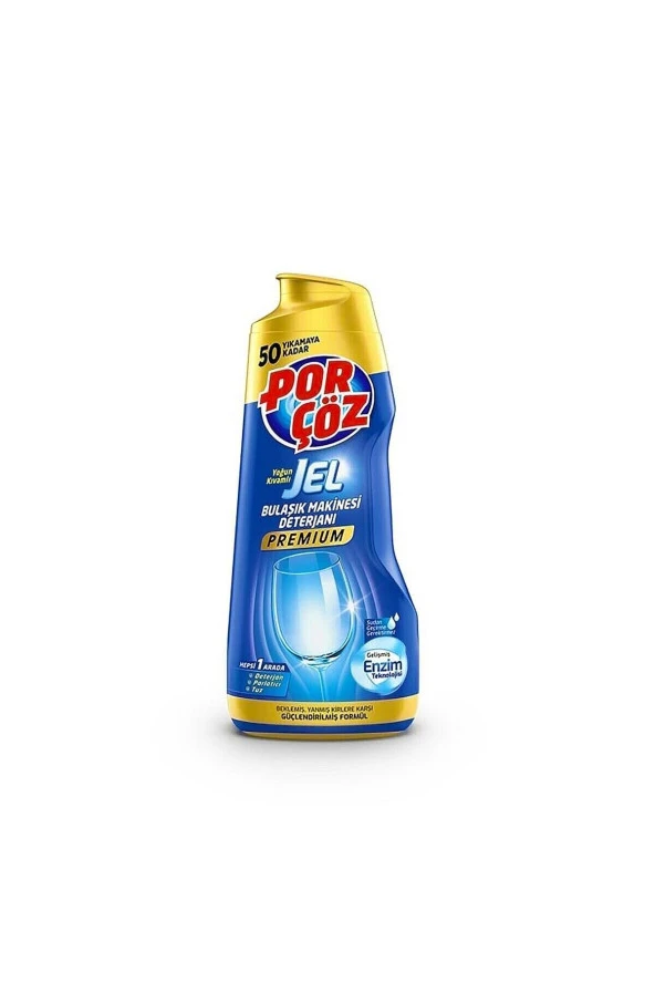 Porçöz Premium Bulaşık Makinesi Deterjanı Jel 900 Ml