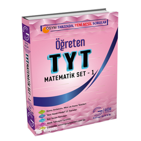 YKS TYT Öğreten Matematik Set 1 Gür Yayınları