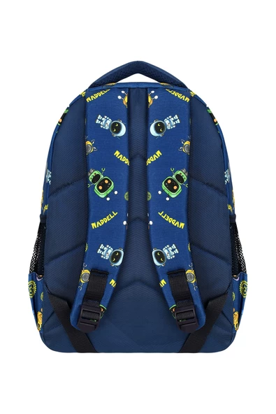 Waddell Robot Desenli İlkokul Çantası Beslenme Çantalı 24309 - 5