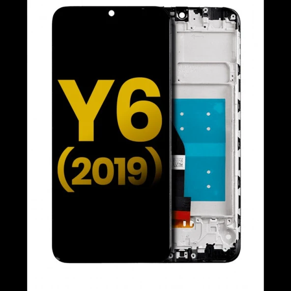 Huawei Y6 2019 Dokunmatik Ekran Çıtalı SRV (Siyah)