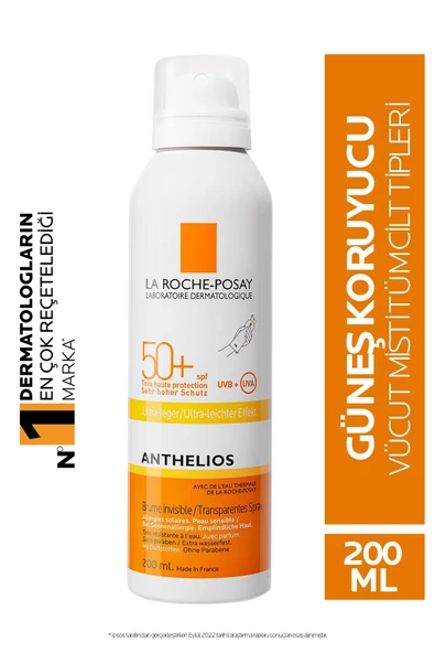 La Roche Posay Anthelios Ultra Light SPF 50+ Spray 200 ml - 2