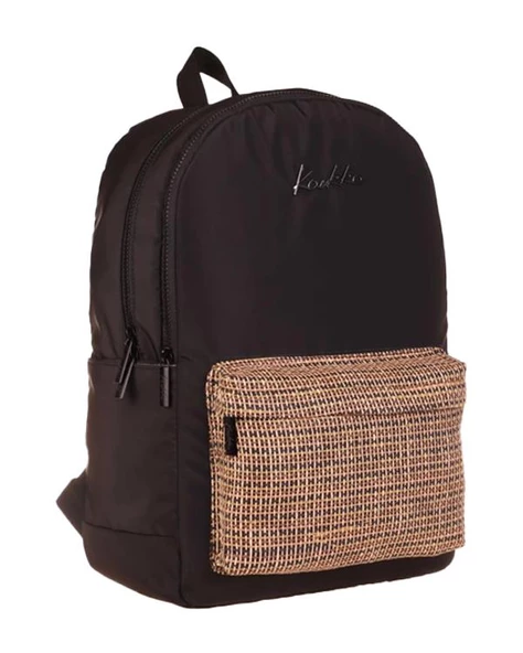 Kaukko Wicker Sırt Çantası Siyah K1716 - 2