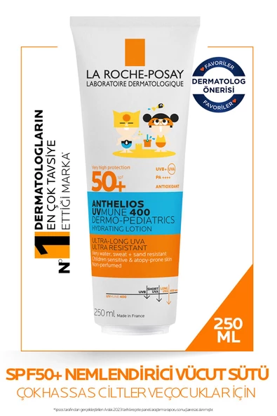 La Roche Posay Anthelios Dermo Pediatrics Lait Spf 50+ 250 ml - 2